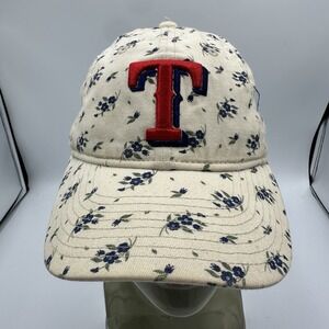 New Youth New Era Cream Texas Rangers Chrome Bloom Youth Bluebonnet Hat